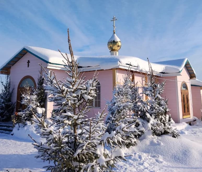 Строящийся православный храм Святой Равноапостольной княгини Ольги в Сергиевом Посаде